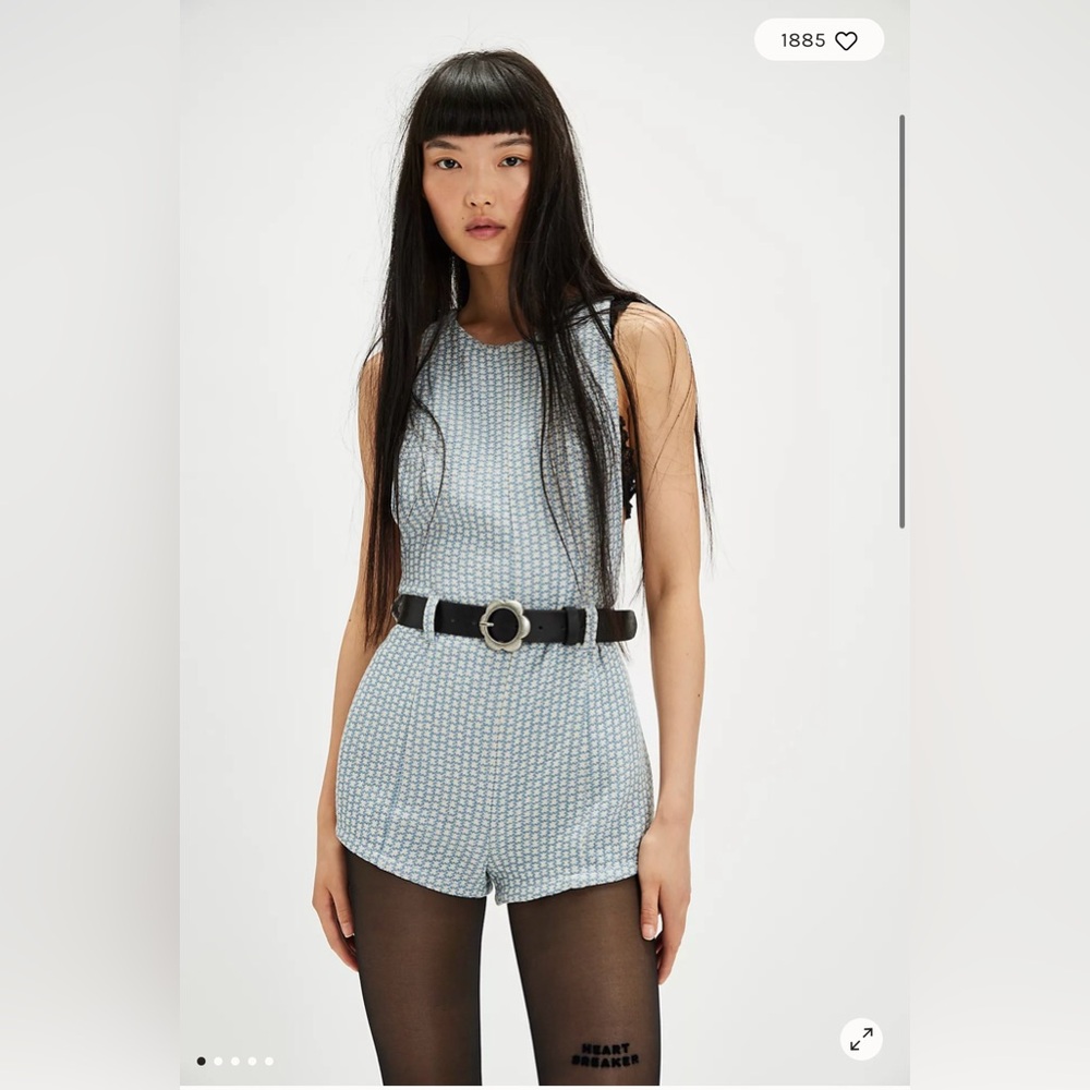 Free People Mod Mini Romper Size 6 - NWT